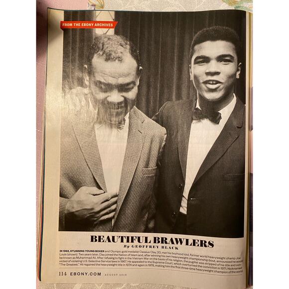 EBONY Muhammad Ali Special Collector's Edition Memorial Aug 2016 - Picture 12 of 13